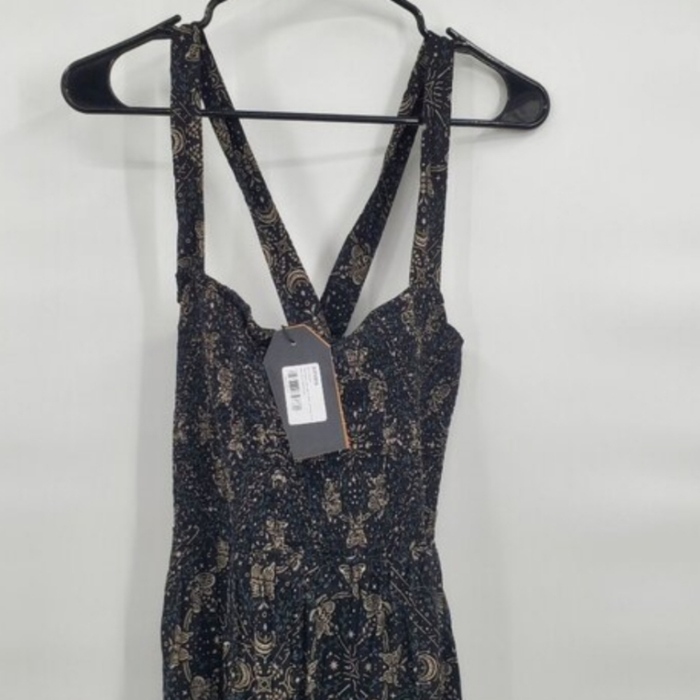 Disturbia Moth Pattern Maxi Dress NWT - Picture 4 of 13
